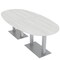 Skutchi Designs 45 in W, 96 in L, 29 in H, Engineered Wood Top, White HAR-BOVL-46X92-DOU-WHCYPRESS - alternate 1